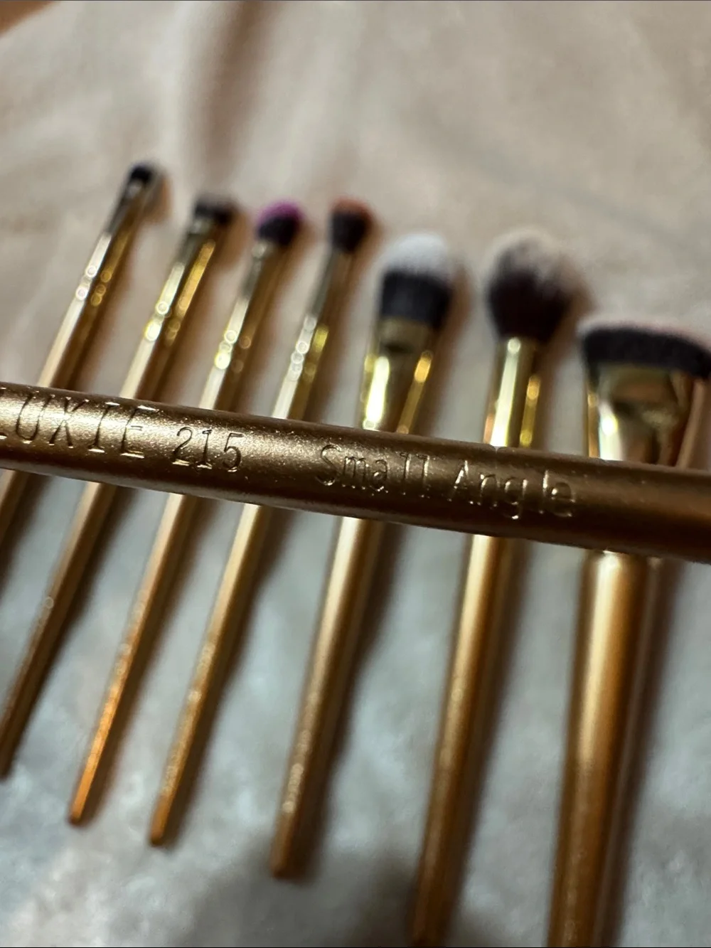 Luxie Gold Handle Makeup Brush Set